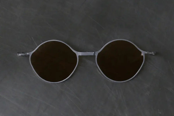 Rigards X The Viridi-Anne collaboration detachable sunglasses RG1022TVA RG-RG1022TVA CLIP-YKSWY silver frame salmon color CLIP